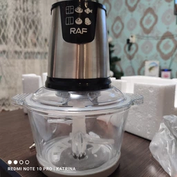 Измельчитель электрический овощерезка Молния RAF R7009B 800 Вт/2 скорости/2л стеклянная чаша фото от покупателей 2
