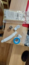 Раковина, умивальник Adamant CERS, штучний камінь, прямокут., з отвором для змішувача, з отвором для переливу, 595x450x158мм, накладний, білий фото от покупателей 4