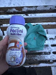 Энтеральное питание Nutricia Fortini Фортини с пищевыми волокнами со вкусом шоколада для специальных медицинских целей для детей от 1 года 200 мл (8716900553356) фото от покупателей 9
