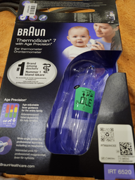 Бесконтактный инфракрасный термометр Braun IRT6520 Thermoscan 7 фото от покупателей 1