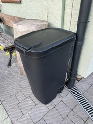 Бак для мусора Prosperplast Wheeler 90 л, антрацит фото від покупців 3