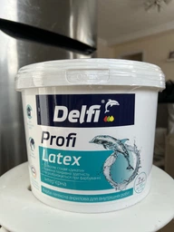 Краска латексная акриловая Delfi Profi Latex для внутренних работ моющаяся 7кг фото от покупателей 1