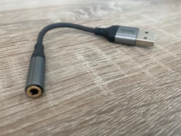 Перехідник Hoco LS36 Fresh external sound card USB to 3.5 забезпечується сучасним DAC чіпом, кабель 12см Black фото від покупців 2