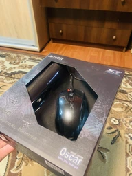 Миша ігрова комп'ютерна A4Tech X-710BK Black USB + килимок A4Tech X7-200MP (218724) фото від покупців 5