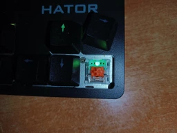 Клавиатура проводная Hator Rockfall 2 Mecha TKL Orange USB Black (HTK-520) фото от покупателей 2