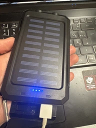 Портативна зарядка 20000 mah Power Bank Metal Led Solar Black (519PWRBANK) CLS55 фото від покупців 5