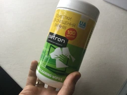 Влажные салфетки Patron для очистки экранов и мониторов туба 100 шт (CS-PN-F3-027) фото от покупателей 9