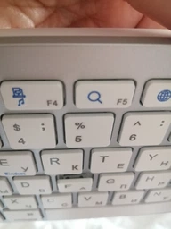 Бездротова Bluetooth клавіатура комп'ютерна android iOS keyboard BK3001White