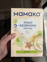 Молочна каша MAMAKO гречана з яблуком і морквою на козячому молоці 200 г (8437022039473) фото від покупців 2