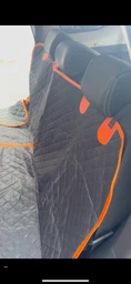 Автогамак для собак в машину на заднє сидіння авто гамак накидка чохол автомобільна підстилка з бортами для перевезення собаки (002249) фото від покупців 15