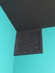 Решітка вентиляційна пластикова з сіткою AirRoxy 140x140 grey сіра 02-338