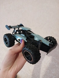 Высокоскоростная машинка Багги на радиоуправлении HotDeer Power Gale Pro 2wd Buggy 15+ км/ч / Голубой