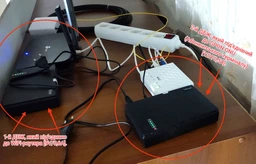 ДБЖ UPSEN UPS DC1018P 5V /9V/ 12V-10400mAч, джерело безперебійного живлення, повербанк для роутера, маршрутизатора