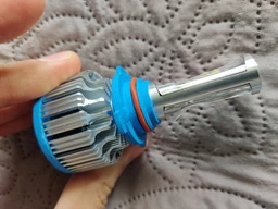 Комплект світлодіодних ламп TurboLed T1 H11 6000K 50W 12/24v CanBus з активним охолодженням