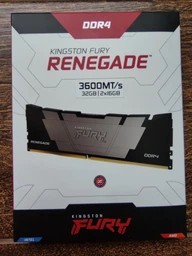 Оперативна пам'ять Kingston Fury Renegade 16Gb x 2 (32Gb Kit) DDR4, 3600 MHz Black (KF436C16RB12K2/32) фото від покупців 6