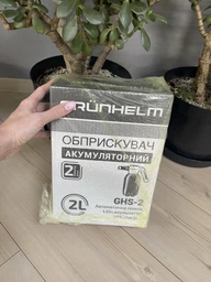 Опрыскиватель аккумуляторный 2 литра Grunhelm GHS-2 маленький ручной опрыскиватель фото от покупателей 9