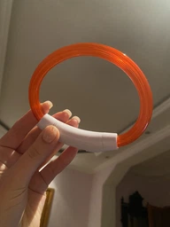 Світлодіодний LED нашийник Lesko L-18 Red S USB водовідштовхувальний, що світиться, для собак і котів фото від покупців 1