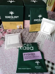 Дрип-кофе Idealist Coffee & Co. Руанда 7 шт х 12 г (4820241120505)