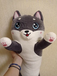 Мягкая игрушка обнимашка Кот батон 90 см My Kigu Серый (9009) фото от покупателей 3