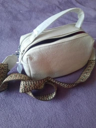 Сумка прямокутна для жінок із натуральної шкіри Vintage чорного кольору з двома відділеннями маленького розміру (bg223fash43) фото від покупців 7