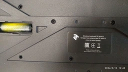 Комплект клавіатура та миша 2E MK410 Wireless, EN/UK/RU, чорний (2E-MK410MWB) фото від покупців 5