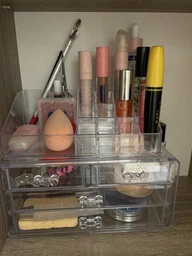 Органайзер для косметики Настільний акриловий Cosmetic Storage Box Бокс фото від покупців 15