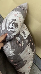 Подушка декоративная Руно Grey Cat антиаллергенное волокно 40х40 см (Р311.52_Grey Cat) фото от покупателей 15