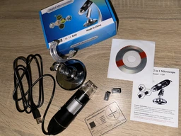Цифровий електронний USB мікроскоп Noname 1600Х з підсвічуванням підключення к Windows, Android, MacOS (338607) фото від покупців 3