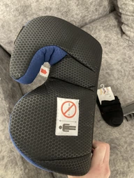 Автокресло-бустер Happy Baby KIM HB605 15-36 кг Black-blue (km9125) фото от покупателей 8