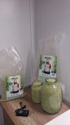 Наполнитель соевый Зеленый Чай для кошачьего туалета Top Cat Тофу Green Tea 6 л / 2,6 кг (4820169480507) фото от покупателей 3