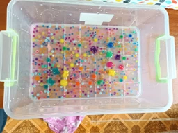 Набор Шарики растущие в воде Orbeez Гидрогелевые 7 шт Гигантские, Кубики, Перламутровые (00713)