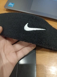 Пов'язка на Голову Nike Swoosh Headband(N.NN.07.010.OS) MISC Чорний фото від покупців 2