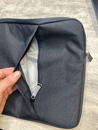 Чохол-сумка для ноутбука макбука MacBook Air/Pro M1 M2 14-15.4" -16" Темно-синій фото від покупців 3