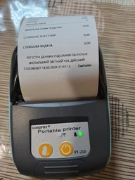 POS-принтер Goojprt PT-210 58мм Bluetooth мобильный термопринтер для чеков фото от покупателей 2