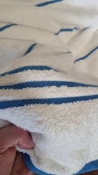 Рушник TOMMY HILFIGER банний Modern American Solid Cotton Bath Towel білий у рожеву смужку фото від покупців 2
