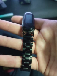 Ремінець металевий MiJobs Plus для фітнес браслета Xiaomi Mi Band 5/6/4/3 Рожеве Золото (mrk2109) фото від покупців 5