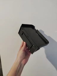 Настінний тримач туалетного паперу з полицею для смартфона та освіжувача повітря (чорний) фото від покупців 5