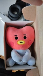 М'яка Іграшка ТАТА BT21 Плюш TATA ARMY персонаж BTS 20 см Червоний (00272)