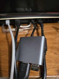 Переходник Type-C на HDMI USB 3.0, адаптер для MacBook Apple Samsung Asus HP Type-С USB-хаб 4K (TypeC-HUB-3in1-SL) Dark Grey фото от покупателей 17