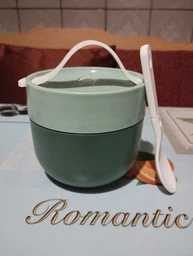 Ланч бокс супница 550 мл герметичная с ложкой Soup Cup – зелёный (LB-104042)