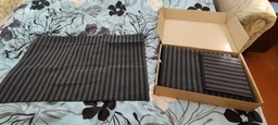 Комплект постельного белья Moon&Star Евро 200х220 см наволочки 4х70х70 см Gray Stripe&Black Бязь Gold Люкс (MS-820001059) фото от покупателей 2