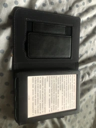 Чохол PocketBook 629 Verse Mist Grey з ремінцем для руки та підставкою чорний – обкладинка на Покетбук (7706839)