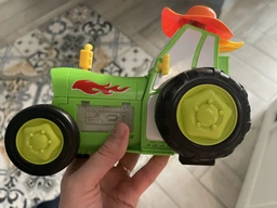 Весёлый Трактор на Радиоуправлении Crazy Jumping Car /На пульте управления /Танцующий Синий Трактор фото от покупателей 4