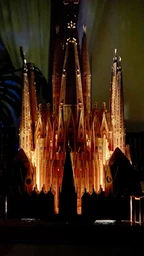 3D Пазл Cubic Fun Sagrada Familia Led 696 элементов (6944588205300)