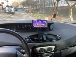 Держатель для телефона в автомобиль на стол Teslyar подставка авто держатель с зажимом для смартфона Черная (PC003) фото от покупателей 3