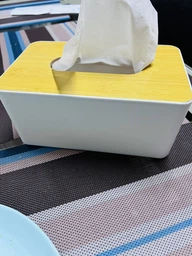 Салфетница 21х13х10см с деревянной крышкой Wooden белая (Napkinwood) фото от покупателей 5