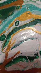 Подарунковий набір для створення 2-х картин у техніці "Рідкий акрил/Fluid art" фото от покупателей 1