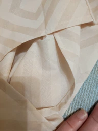 Наволочка MirSon Бязь 17-0623 Geometry Creamy 40х40 см (2200008198350) фото від покупців 1