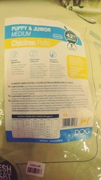 Сухий корм для цуценят OASY LIFESTAGE Puppy & Junior Medium з куркою 18 кг, 349183 фото від покупців 2