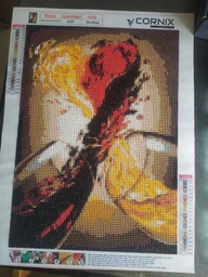 Набор алмазной мозаики (вышивки) Cornix Art 40 x 30 см AY07